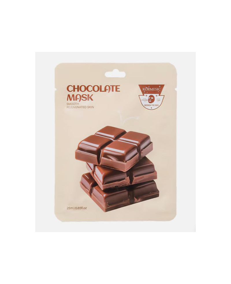 Kormesic sheet mask for rejuvenated and radiant skin with cocoa extract, 1 pc. | EGOSkinBeauty.lt
