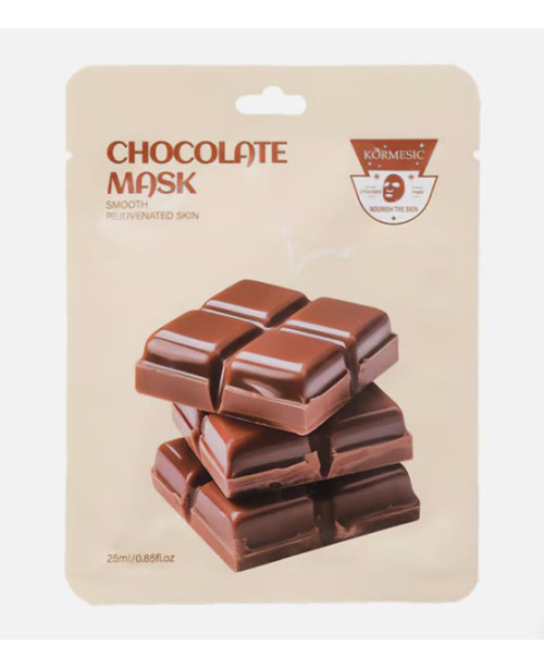 Kormesic sheet mask for rejuvenated and radiant skin with cocoa extract, 1 pc. | EGOSkinBeauty.lt