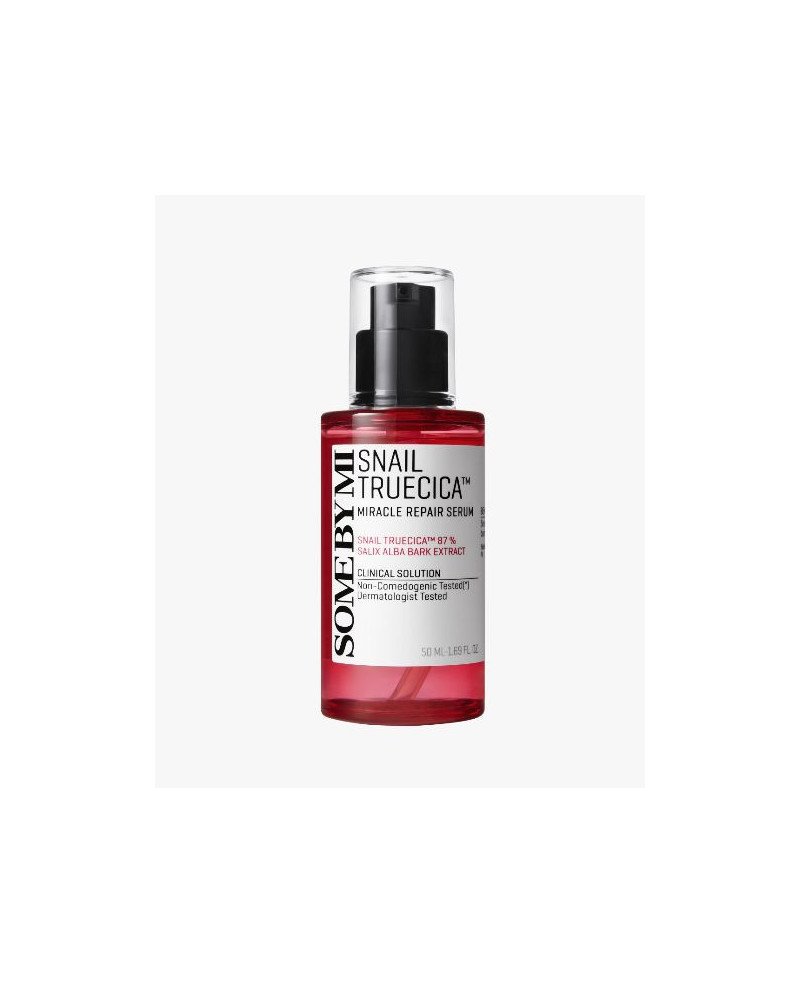 SOME BY MI Snail TrueCICA Miracle Repair Serum - stebuklingas atkuriamasis serumas su sraigių mucinu | EGOSkinBeauty.lt
