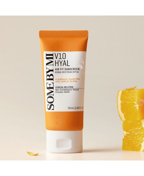 SOME BY MI V10 HYAL apsauginis veido kremas nuo saulės SPF 50+, 50 ml. | EGOSkinBeauty.lt