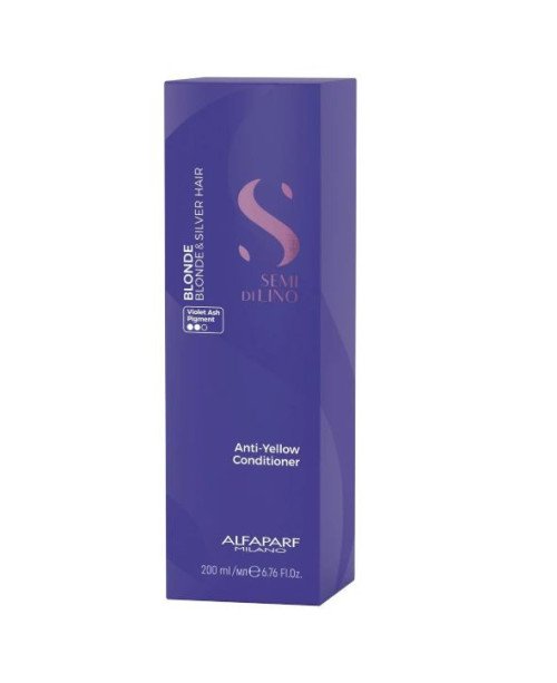 Alfaparf Milano geltoną plaukų spalvą neutralizuojantis kondicionierius | EGOSkinBeauty.lt
