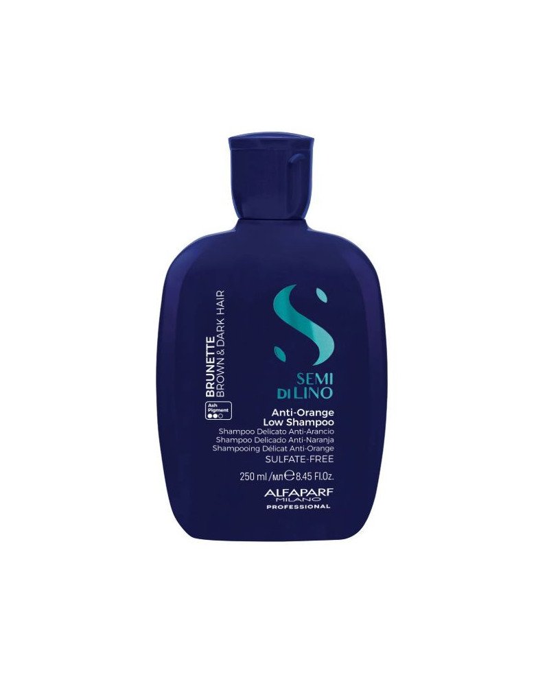 Alfaparf Milano oranžinį atspalvį neutralizuojantis šampūnas brunetėms | EGOSkinBeauty.lt