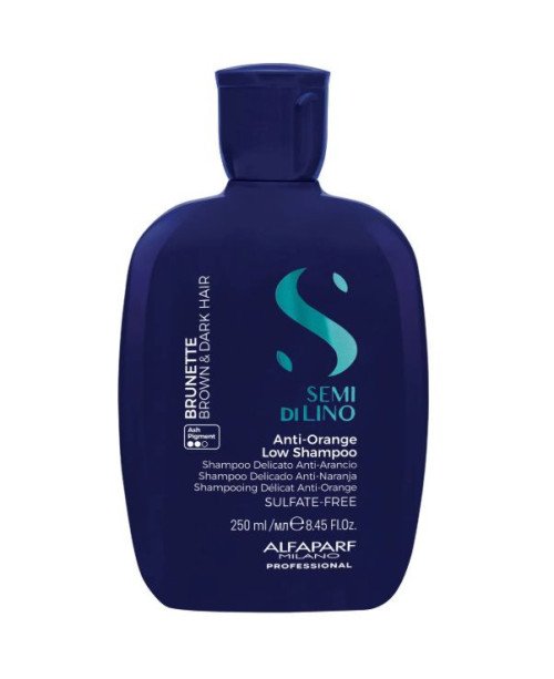 Alfaparf Milano oranžinį atspalvį neutralizuojantis šampūnas brunetėms | EGOSkinBeauty.lt