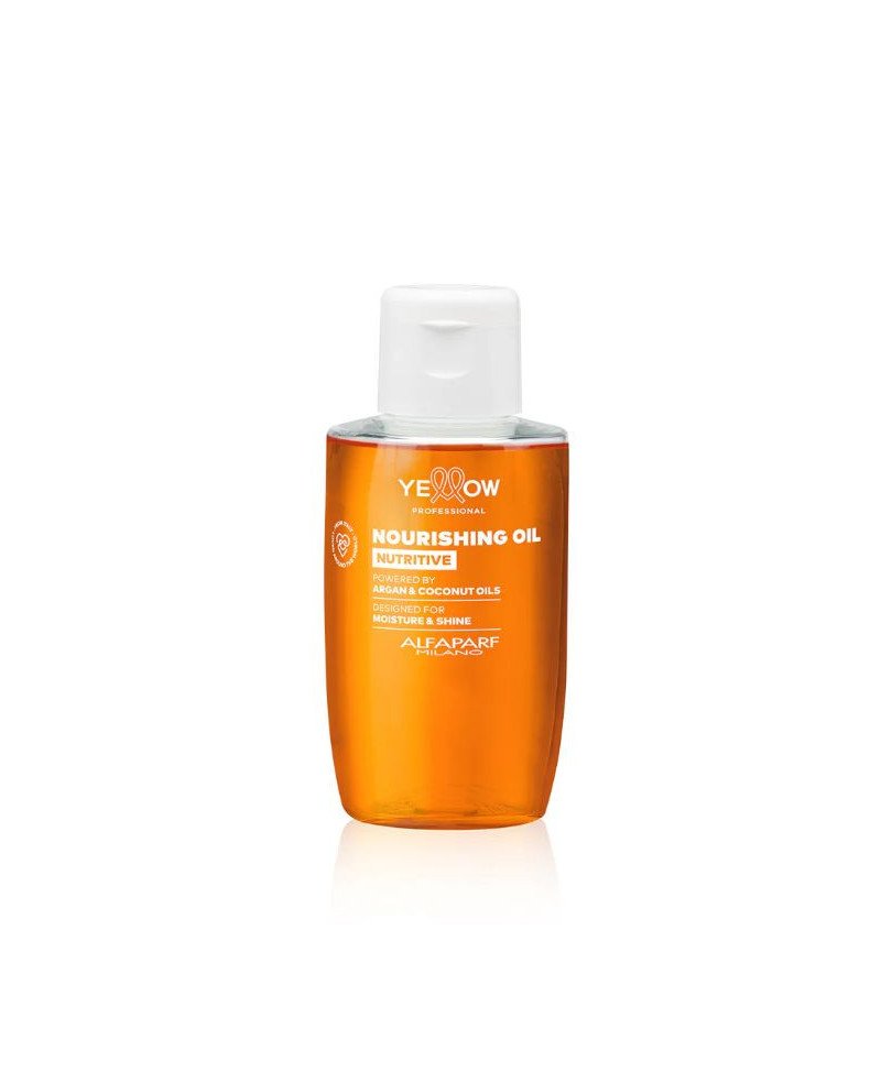 Alfaparf Milano Yellow Professional Nutritive Nourishing Oil - maitinamasis plaukų aliejus | EGOSkinBeauty.lt