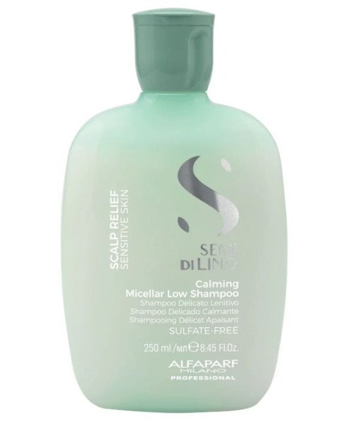 Alfaparf Milano Semi Di Lino Scalp Relief Calming Micellar Low Shampoo - raminamasis micelinis plaukų šampūnas | EGOSkinBeauty.l