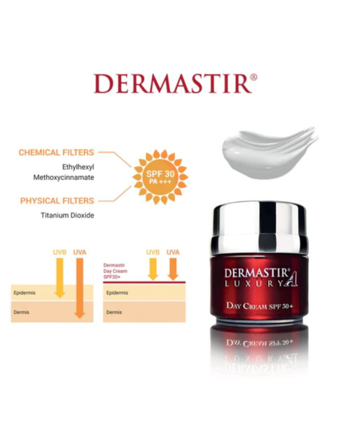 Dermastir luxury day face cream with SPF 30, 50 ml. | EGOSkinBeauty.lt