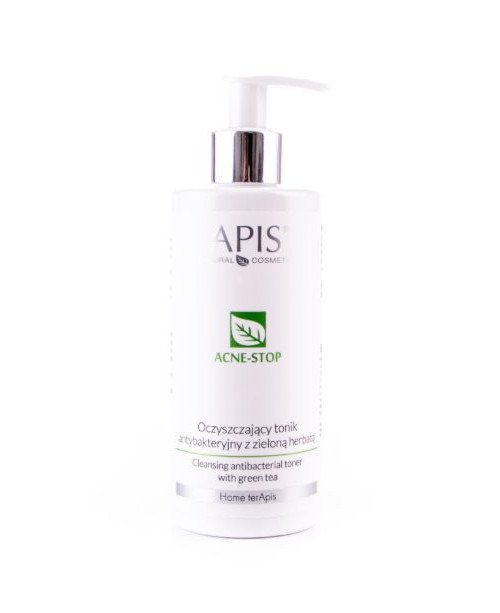 Apis Natural Cosmetics antibakterinis valomasis veido tonikas nuo spuogų | EGOSkinBeauty.lt
