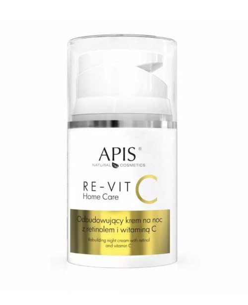 Apis Natural Cosmetics atstatomasis naktinis veido kremas su vitaminu C, 50 ml.
