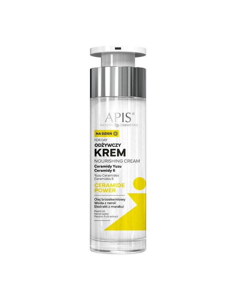 Apis Natural Cosmetics maitinamasis dieninis veido kremas su keramidais, 50 ml.