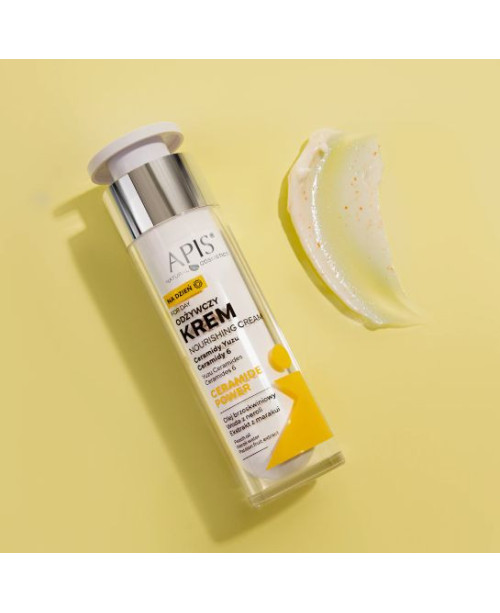 Apis Natural Cosmetics maitinamasis dieninis veido kremas su keramidais, 50 ml.