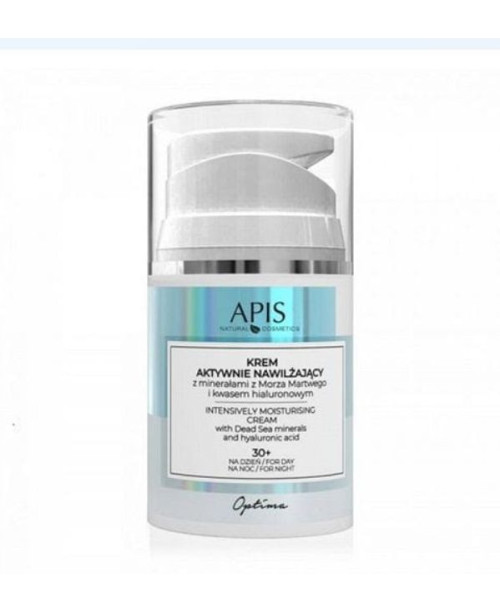 Apis Natural Cosmetics 30+ aktyviai drėkinamasis veido kremas, 50 ml.