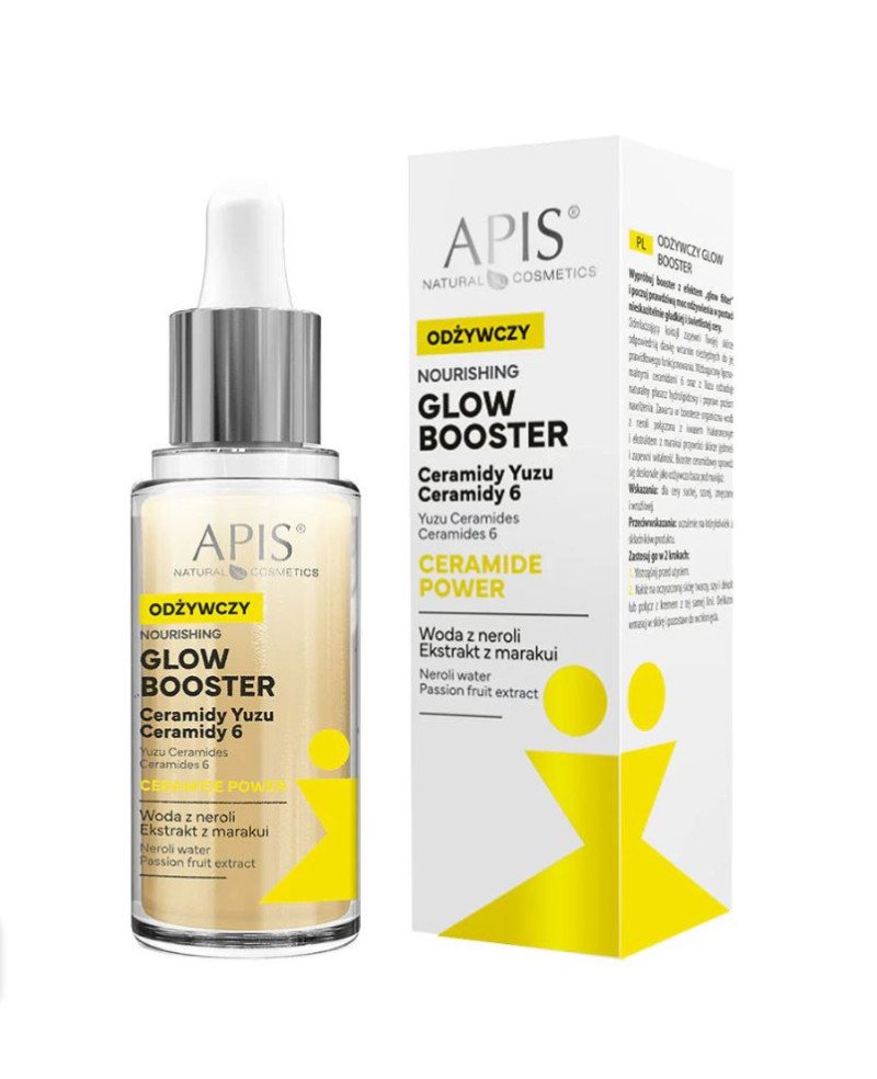 APIS Natural Cosmetics veido švytėjimo stipriklis su keramidais, 30 ml.