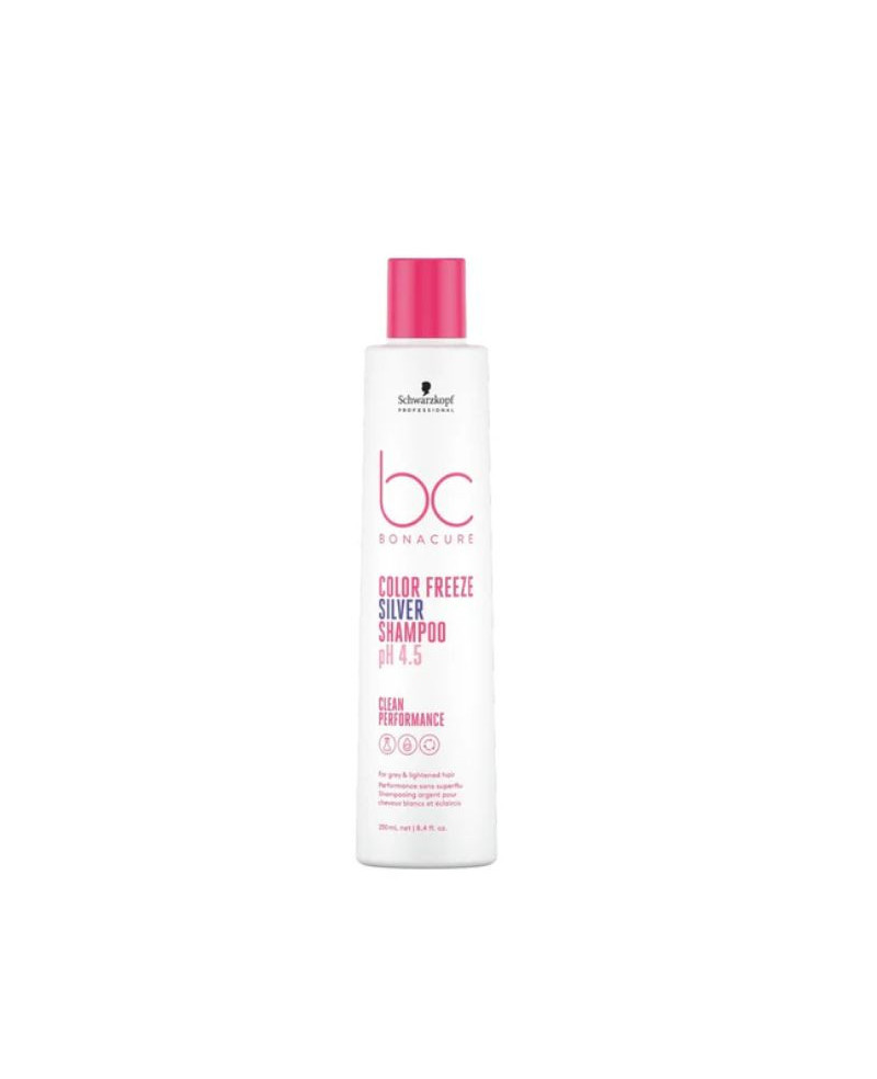 Schwarzkopf Professional pH 4.5 šviesintų plaukų sidabrinis šampūnas