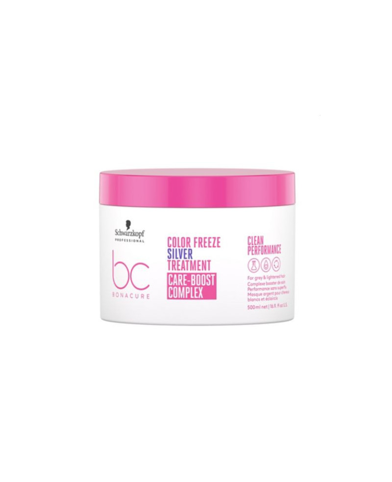 Schwarzkopf Professional šviesintų plaukų sidabrinė kaukė, 500 ml.