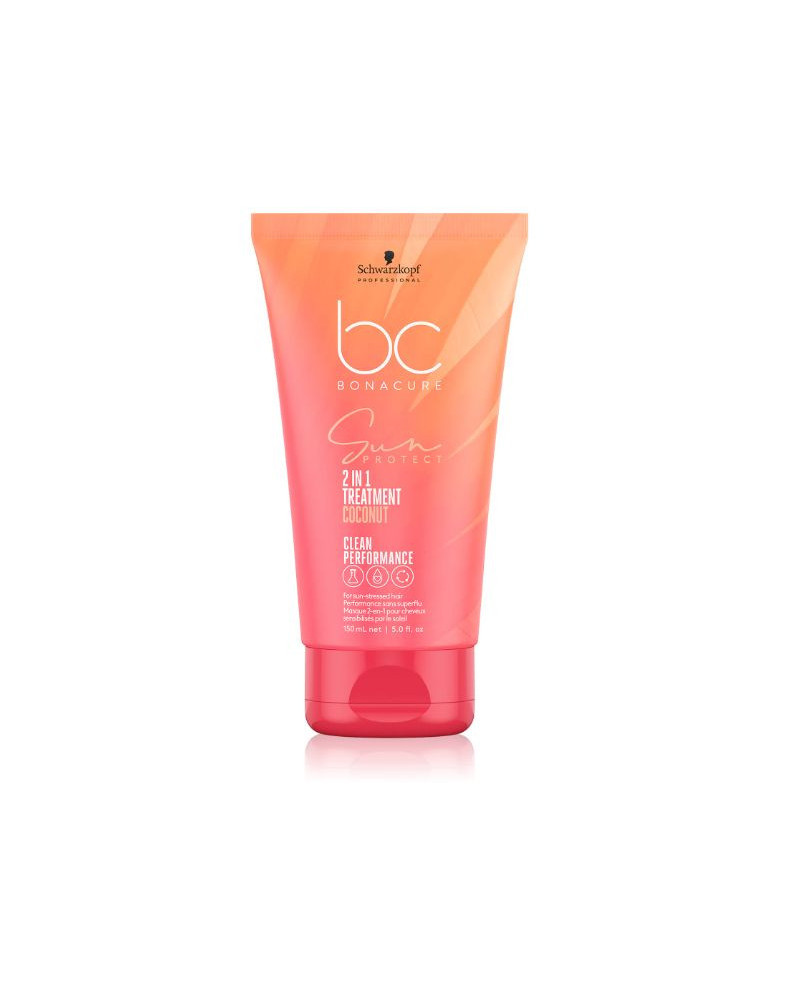Schwarzkopf Professional 2 viename priemonė plaukams nuo saulės, 150 ml.