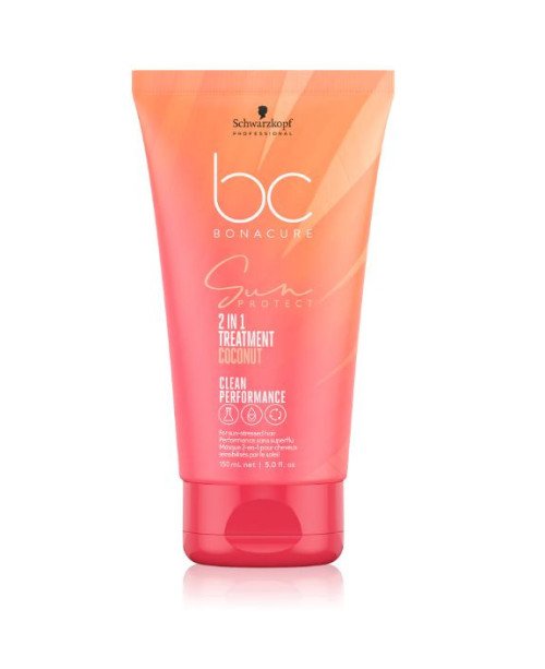 Schwarzkopf Professional 2 viename priemonė plaukams nuo saulės, 150 ml.
