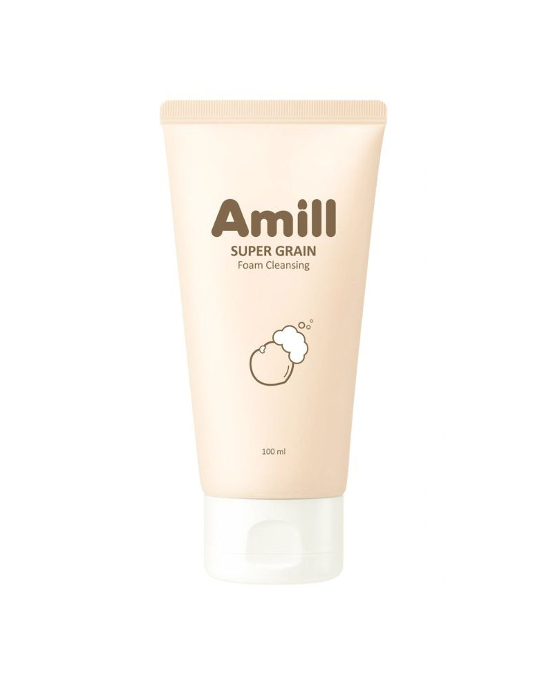 Пенка для умывания Amill Super Grain Foam Cleansing - пенка для умывания лица с экстрактом злаков, 100 мл. | EGOSkinBeauty.lt