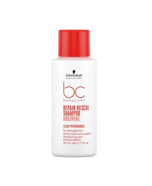 Schwarzkopf Professional atkuriamasis pažeistų plaukų šampūnas, 50 ml.