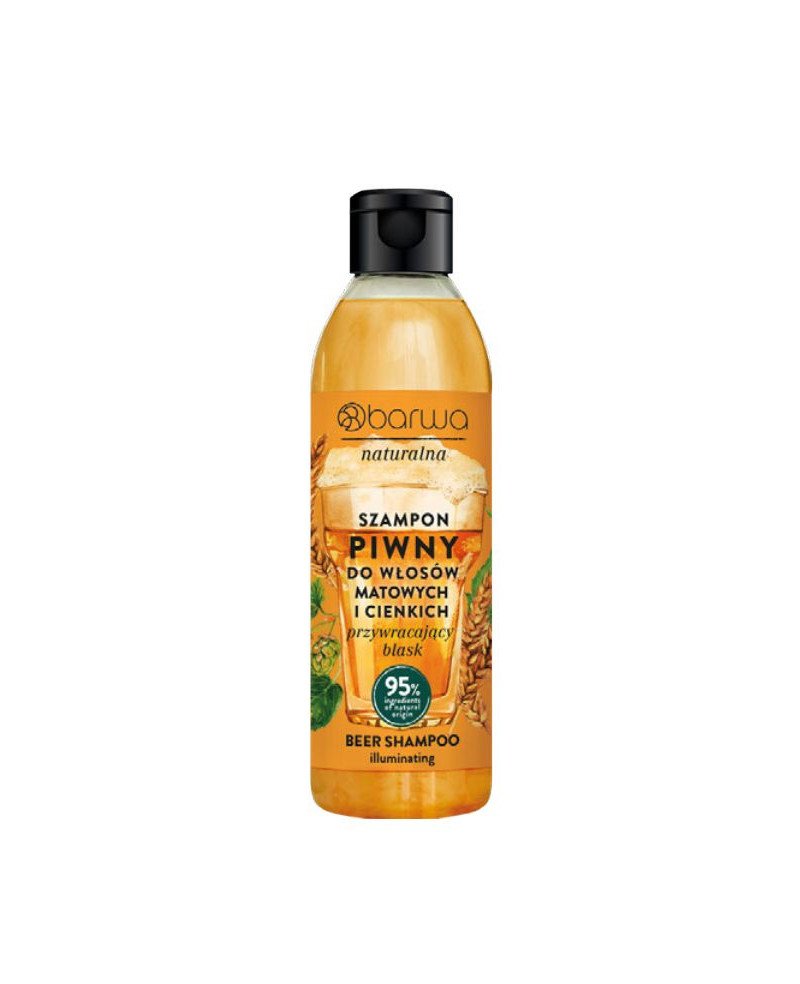 Barwa Cosmetics plaukų šampūnas su alaus mielių ekstraktu, 300 ml. | EGOSkinBeauty.lt