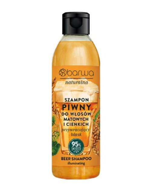 Barwa Cosmetics plaukų šampūnas su alaus mielių ekstraktu, 300 ml. | EGOSkinBeauty.lt