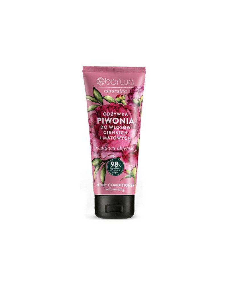 Barwa Cosmetics suteikiantis apimties plaukų kondicionierius su  bijūnų ekstraktu, 200 ml. | EGOSkinBeauty.lt