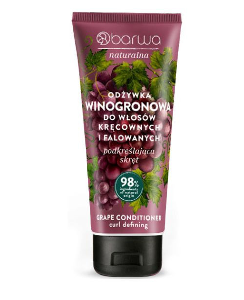 Barwa Cosmetics plaukų kondicionierius su vynuogių kauliukų aliejumi, 200 ml.