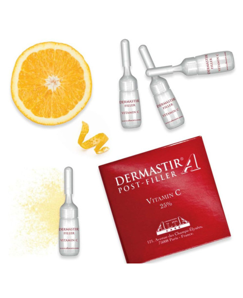 Dermastir powder facial wrinkle filler with 25% vitamin C, 4 x 4 ml. | EGOSkinBeauty.lt