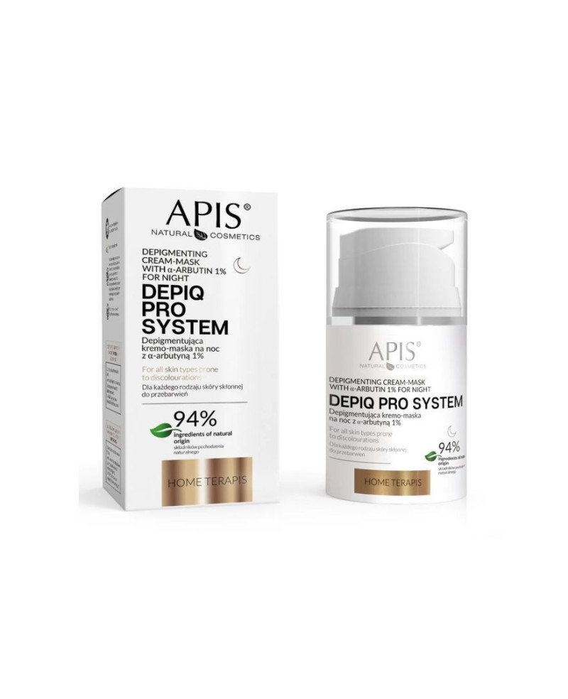APIS Natural Cosmetics depigmentuojantis naktinis kremas-kaukė, 50 ml. | EGOSkinBeauty.lt