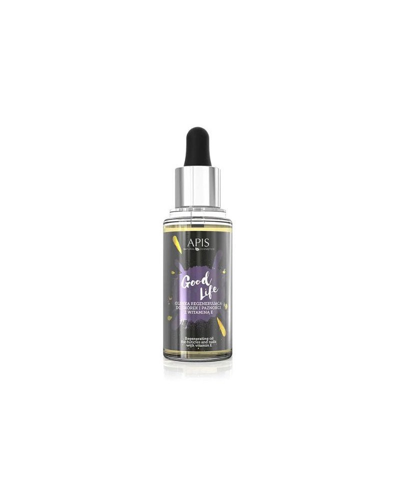 Apis Natural Cosmetics "Good Life" regeneruojamasis aliejus odelėms ir nagams, 30 ml. | EGOSkinBeauty.lt