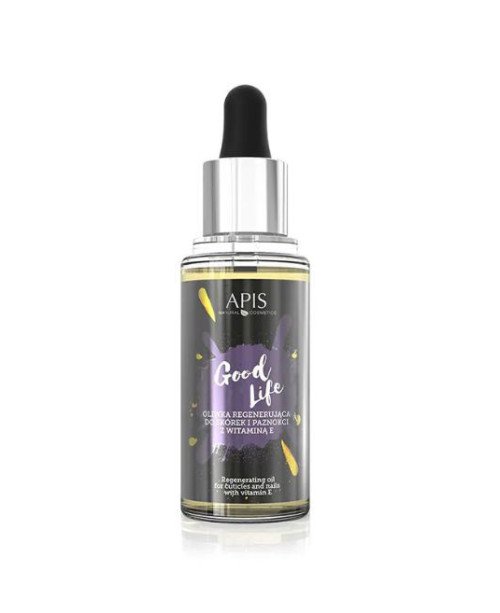 Apis Natural Cosmetics "Good Life" regeneruojamasis aliejus odelėms ir nagams, 30 ml. | EGOSkinBeauty.lt