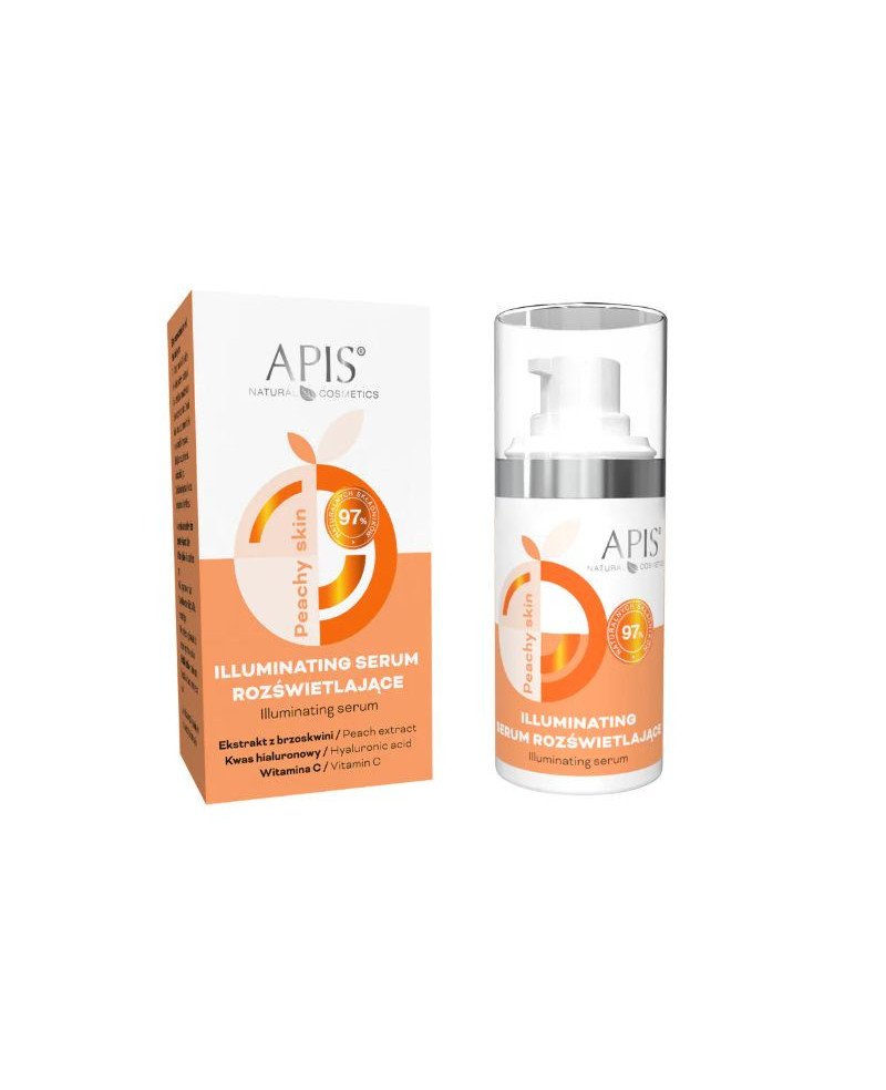 Apis Natural Cosmetics skaistinantis veido serumas su persikų ekstraktu, 15 ml. | EGOSkinBeauty.lt