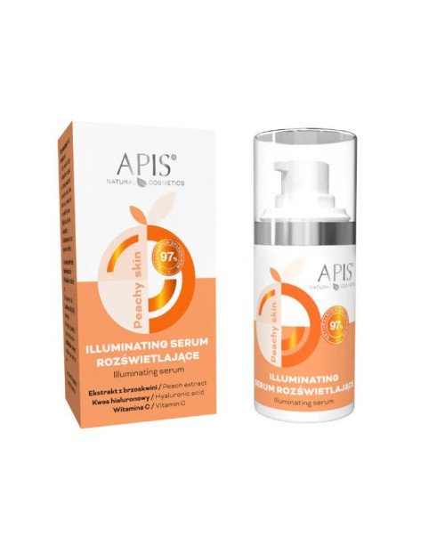 Apis Natural Cosmetics skaistinantis veido serumas su persikų ekstraktu, 15 ml. | EGOSkinBeauty.lt