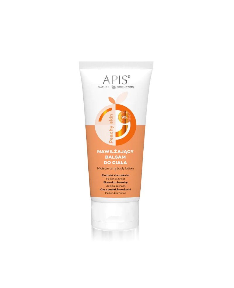 Apis Natural Cosmetics drėkinamasis kūno losjonas su persikų kauliukų aliejumi, 200 ml. | EGOSkinBeauty.lt