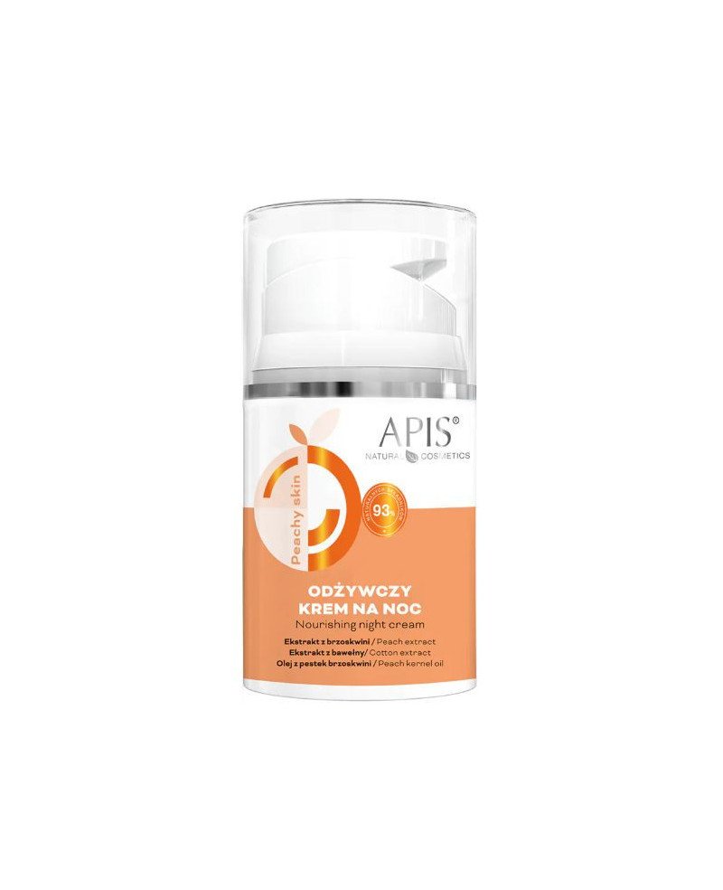 Apis Natural Cosmetics maitinamasis naktinis veido kremas su persikų ekstraktu, 50 ml. | EGOSkinBeauty.lt