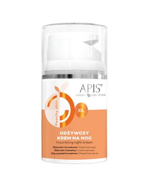Apis Natural Cosmetics maitinamasis naktinis veido kremas su persikų ekstraktu, 50 ml. | EGOSkinBeauty.lt