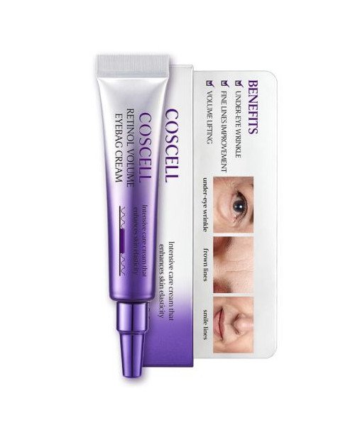 COSCELL paakių kremas su retinoliu mažinantis patinimą, 10 ml. | EGOSkinBeauty.lt
