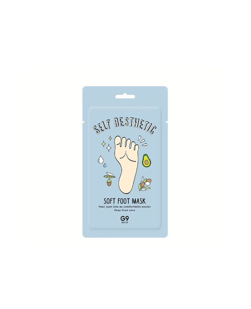 G9 SKIN moisturizing foot mask, 1 pair | EGOSkinBeauty.lt
