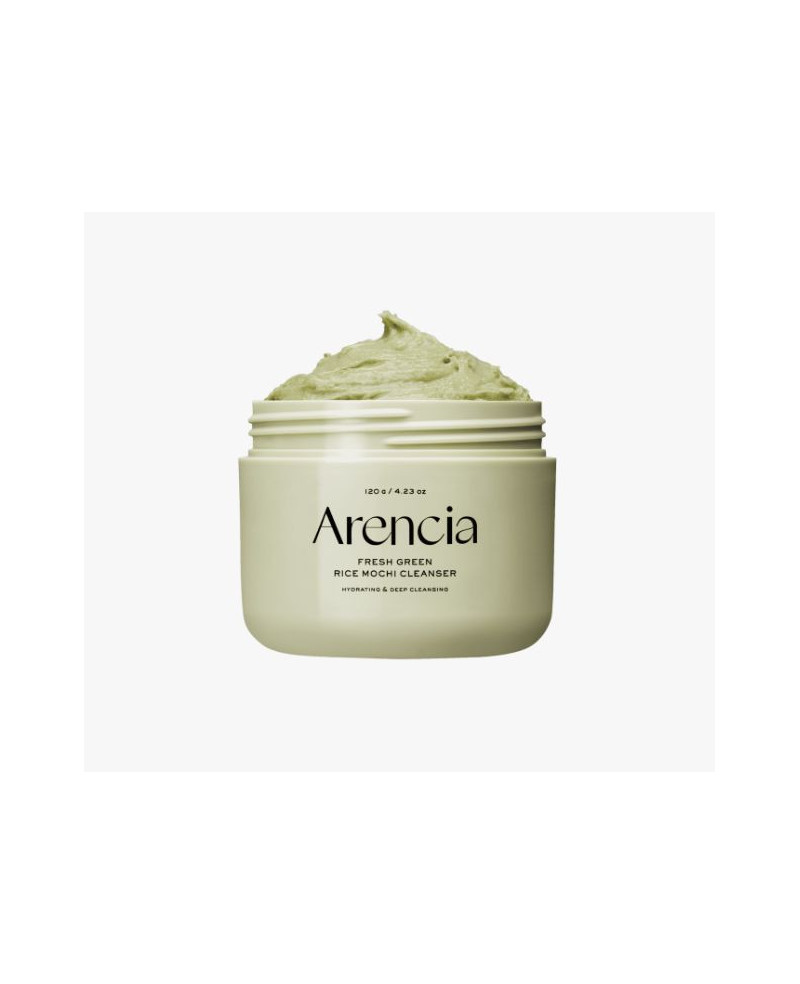 Arencia Fresh Green Rice Mochi Cleanser - šviežių žaliųjų ryžių moči prausiklis | EGOSkinBeauty.lt