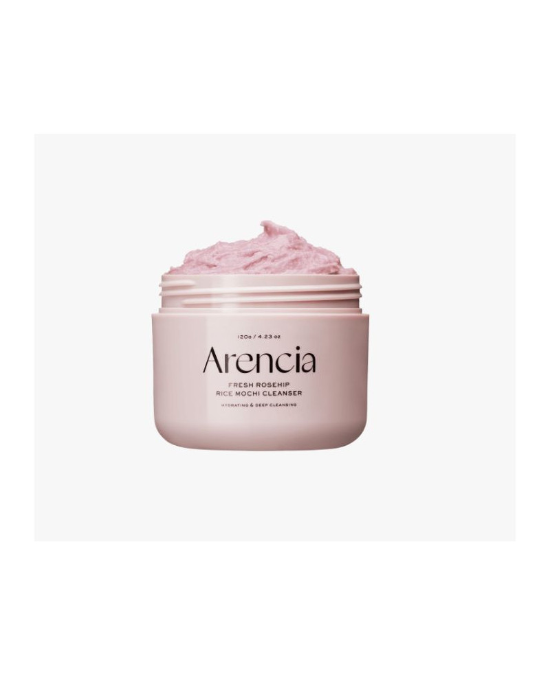 Arencia Fresh Rosehip Rice Mochi Cleanser - erškėtuogių ir ryžių moči prausiklis | EGOSkinBeauty.lt