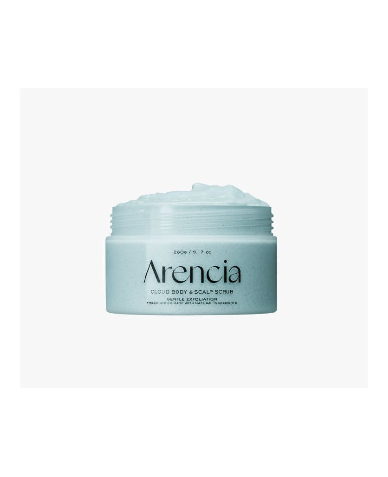 Arencia Fresh Cloud - kūno ir galvos odos šveitiklis su prancūziška mėta ir lelija | EGOSkinBeauty.lt