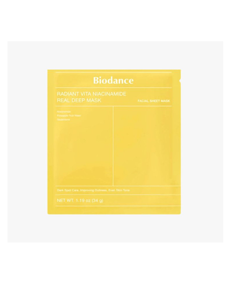 BIODANCE niacinamido giluminė kaukė, 1 vnt.