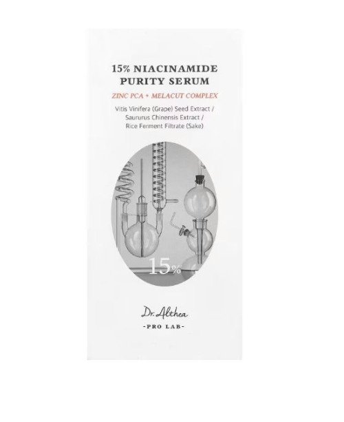 Dr. Althea 15 % niacinamido grynumo veido serumas, 30 ml.