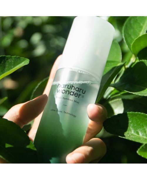 HARUHARU WONDER veido purškiklis su juodojo bambuko ekstraktu, 150ml. | EGOSkinBeauty.lt