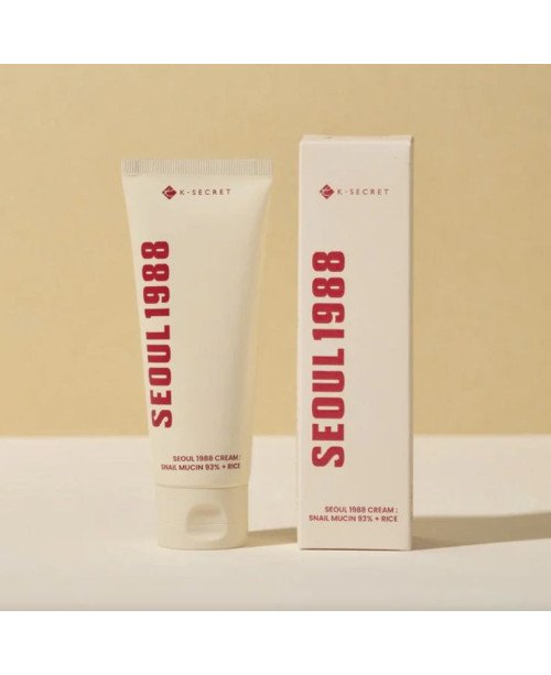 K-Secret Seoul 1988 kremas su sraigių mucinu 93 % + ryžiais, 100 ml.
