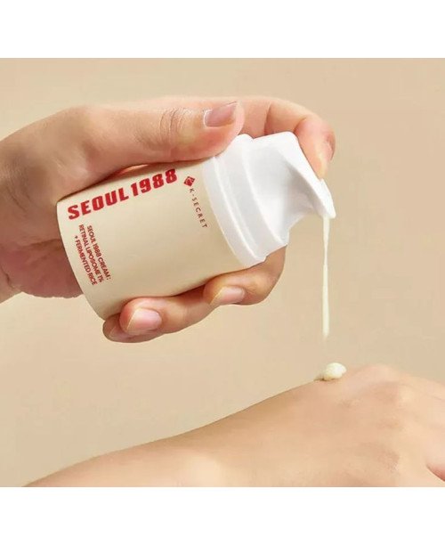 K-Secret Seoul 1988 veido kremas su retinolio liposomomis 1% + fermentuotais ryžiais, 50 ml.