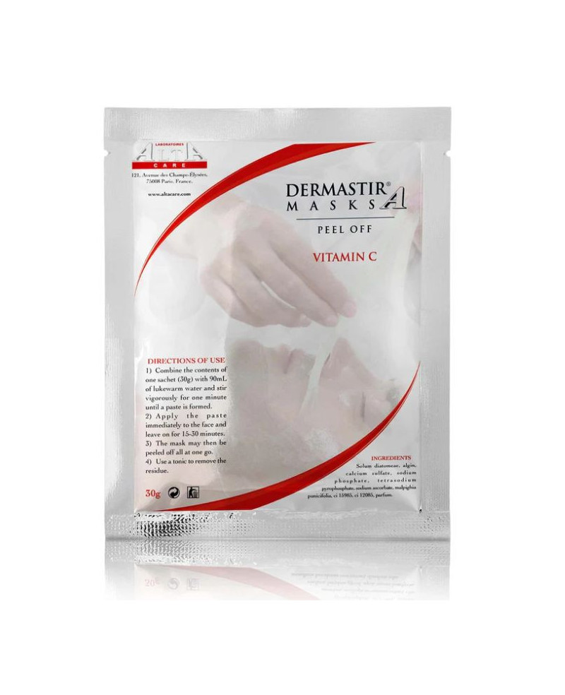 Dermastir Peel-Off Face Mask with Vitamin C, 30 g. | EGOSkinBeauty.lt